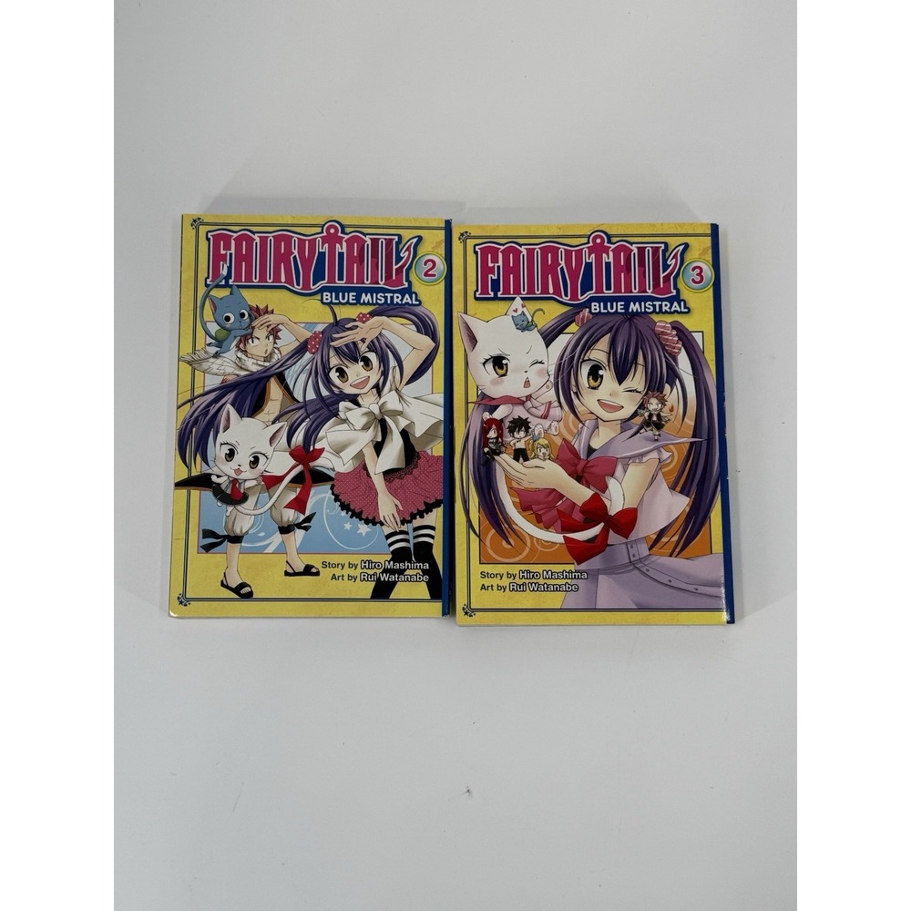 FAIRY TALE Blue Mistral Manga Volume #2 And #3 By Hiro Mashima- English